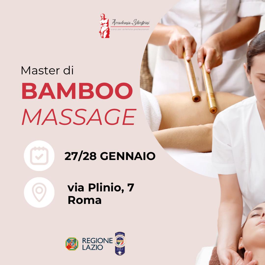 Bamboo Massage Master – 27/28 January – Silvestrini Academy – Rome